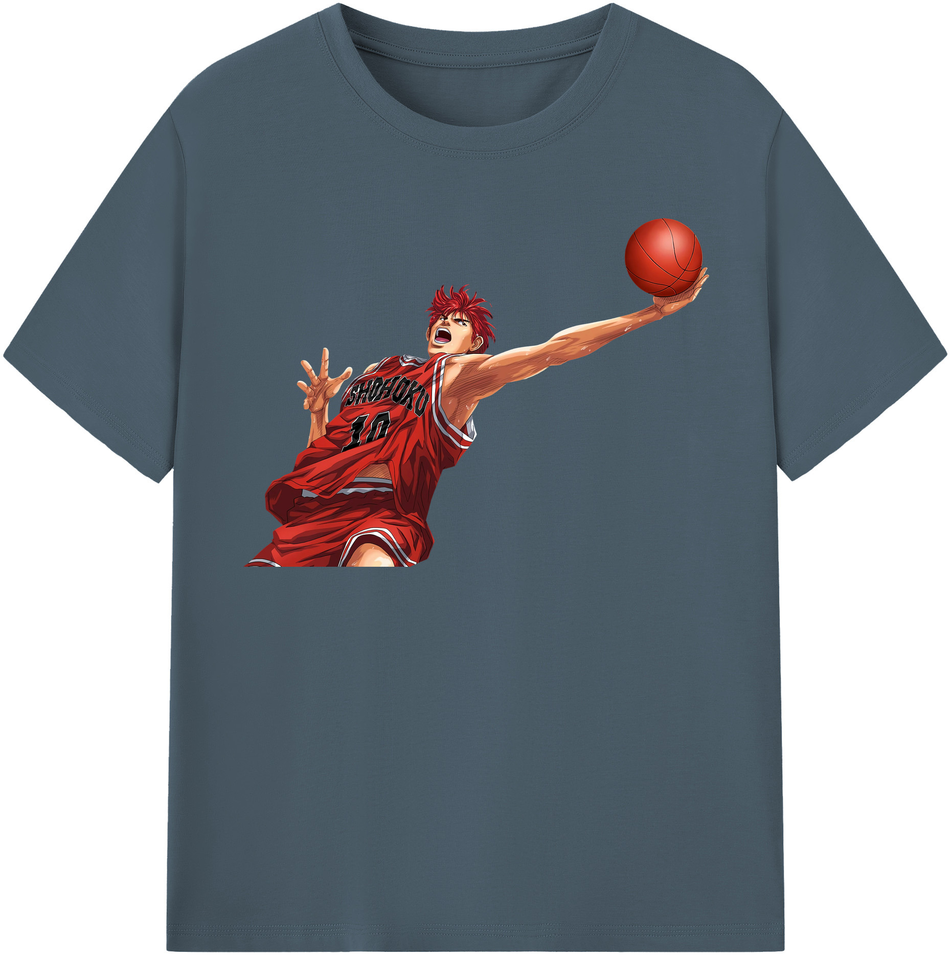 （画像用） SLAM DUNK／スラムダンク 綿100％半袖Tシャツ（フロントプリント）